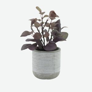 Purple Cotton Artificial Plant